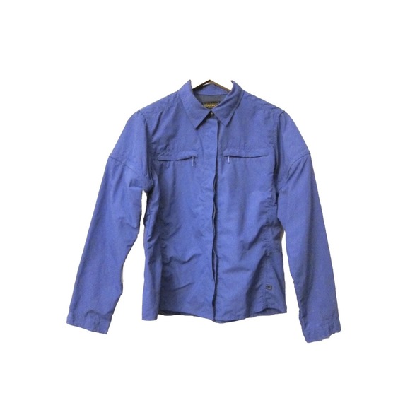 Woolrich Women Light Purple Vented Mesh Outdoor Windbreaker Detachable Sleeve S - Picture 1 of 8